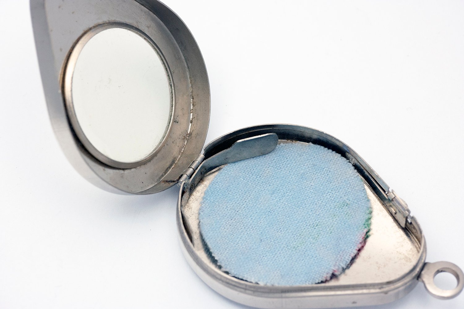 Pocket watch case in nickel-plated steel - Image 3