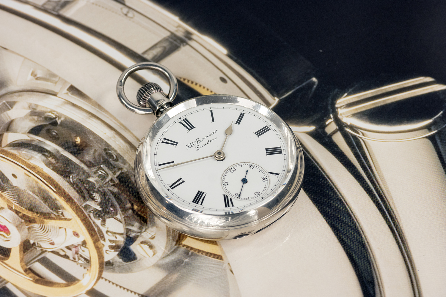 J.W BENSON POCKET WATCH, "the bank watch" - Image 11