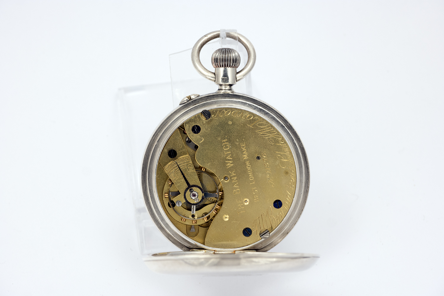 J.W BENSON POCKET WATCH, "the bank watch" - Image 9