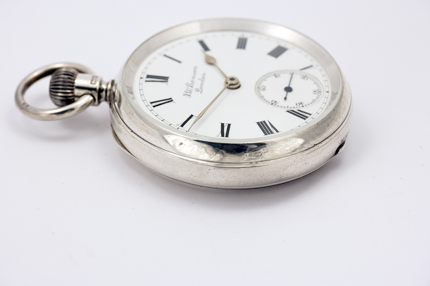 J.W BENSON POCKET WATCH, "the bank watch" - Image 4