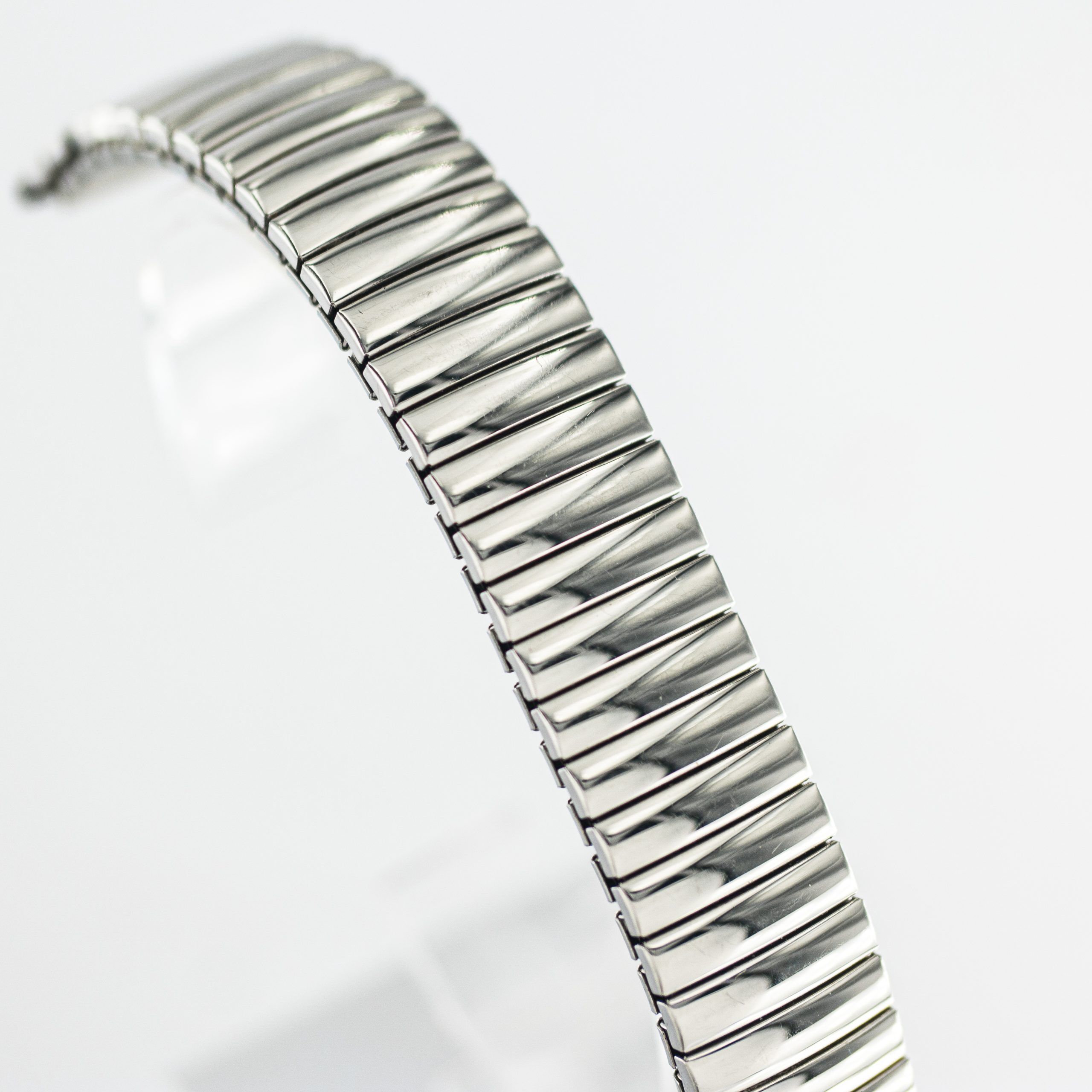 Vintage flexible stainless steel bracelet, 18 mm - Image 4