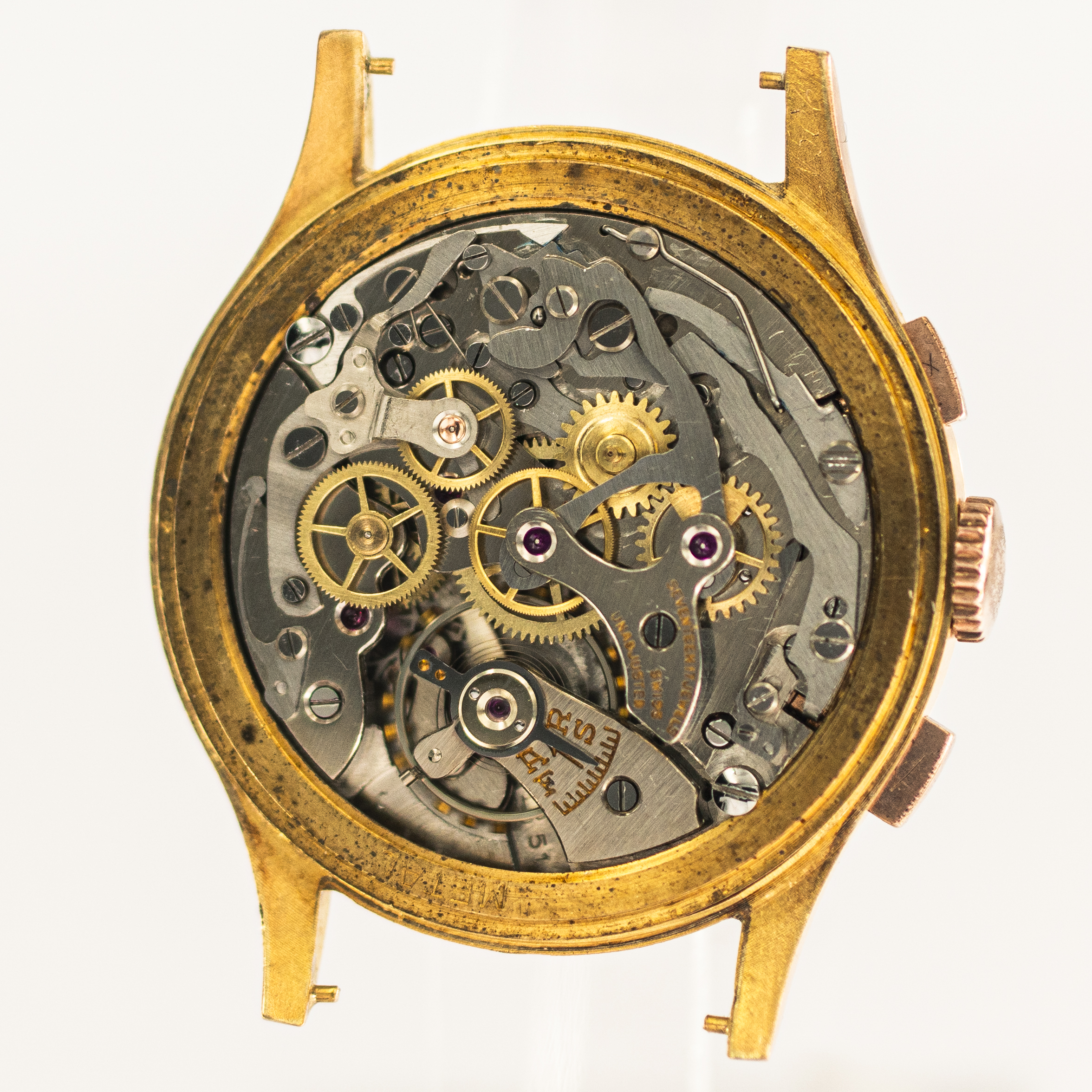 1302_marcels_watch_group_vintage_wristwatch_1950s_chronographe_suisse_18CT_rose_gold_aidix_movement_02