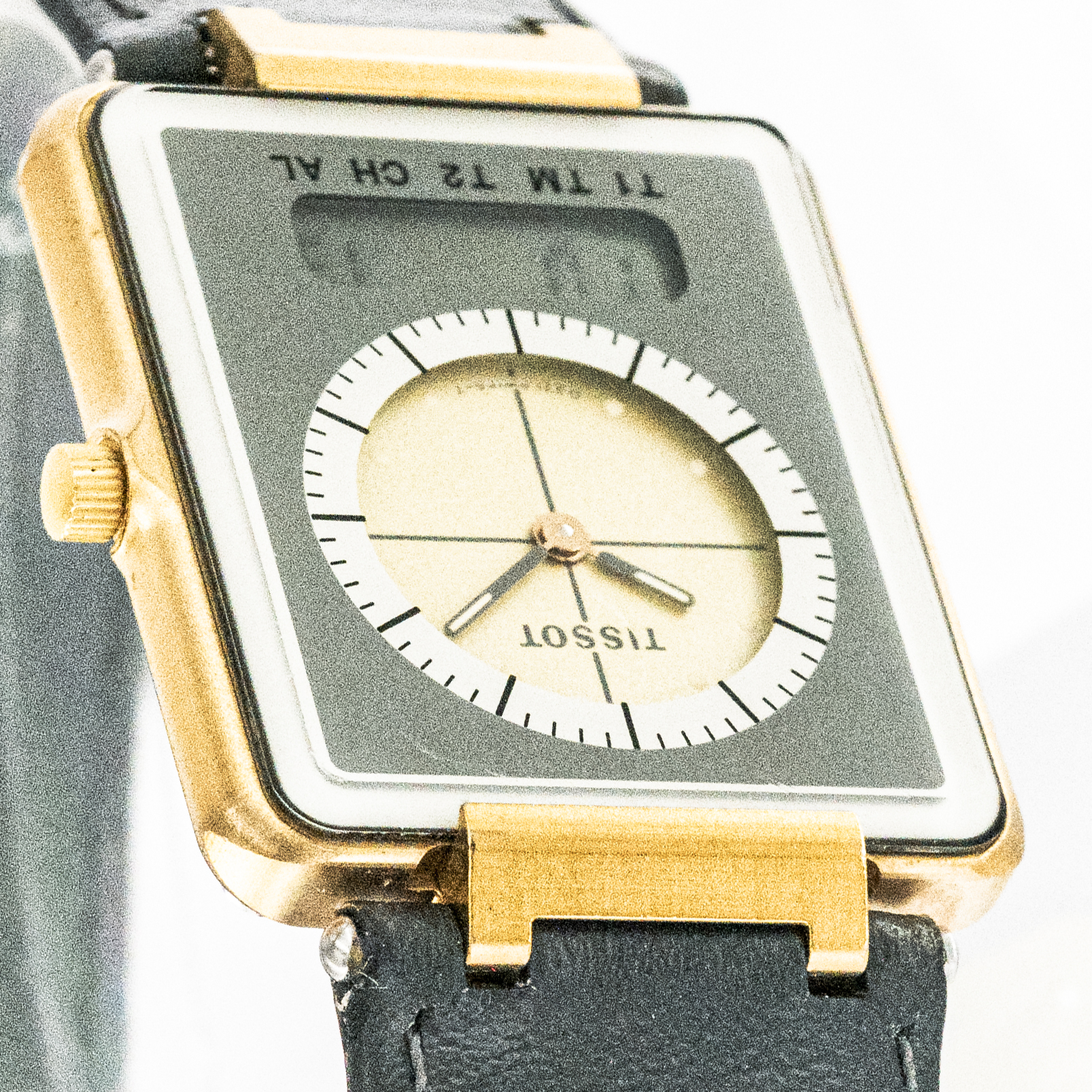 Vintage Tissot D371667E Two Timer, 1980-tal, 30 x 27 mm - Image 30