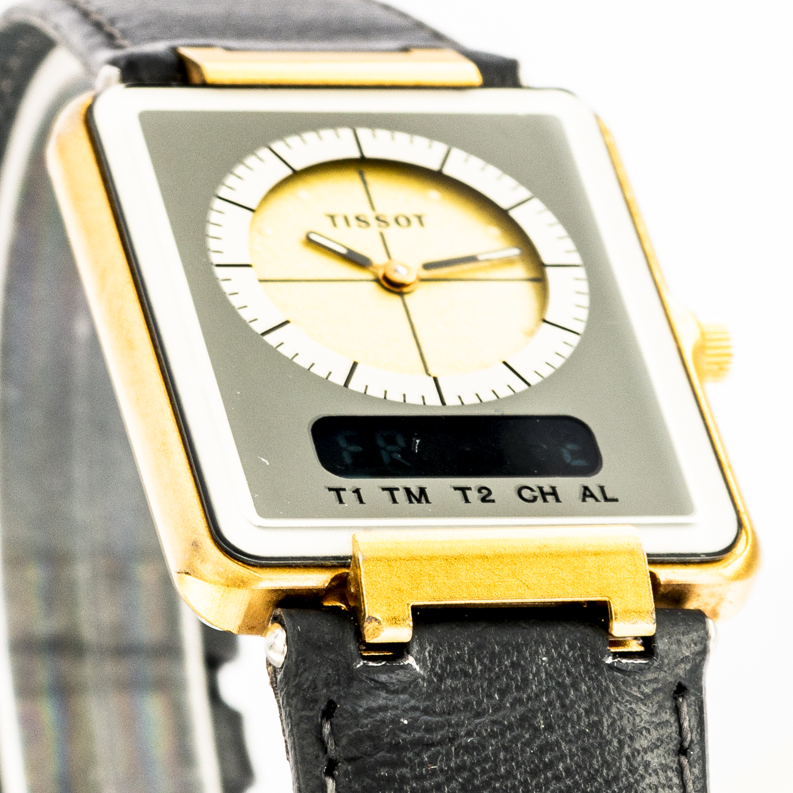 Vintage Tissot D371667E Two Timer, 1980-tal, 30 x 27 mm - Image 28