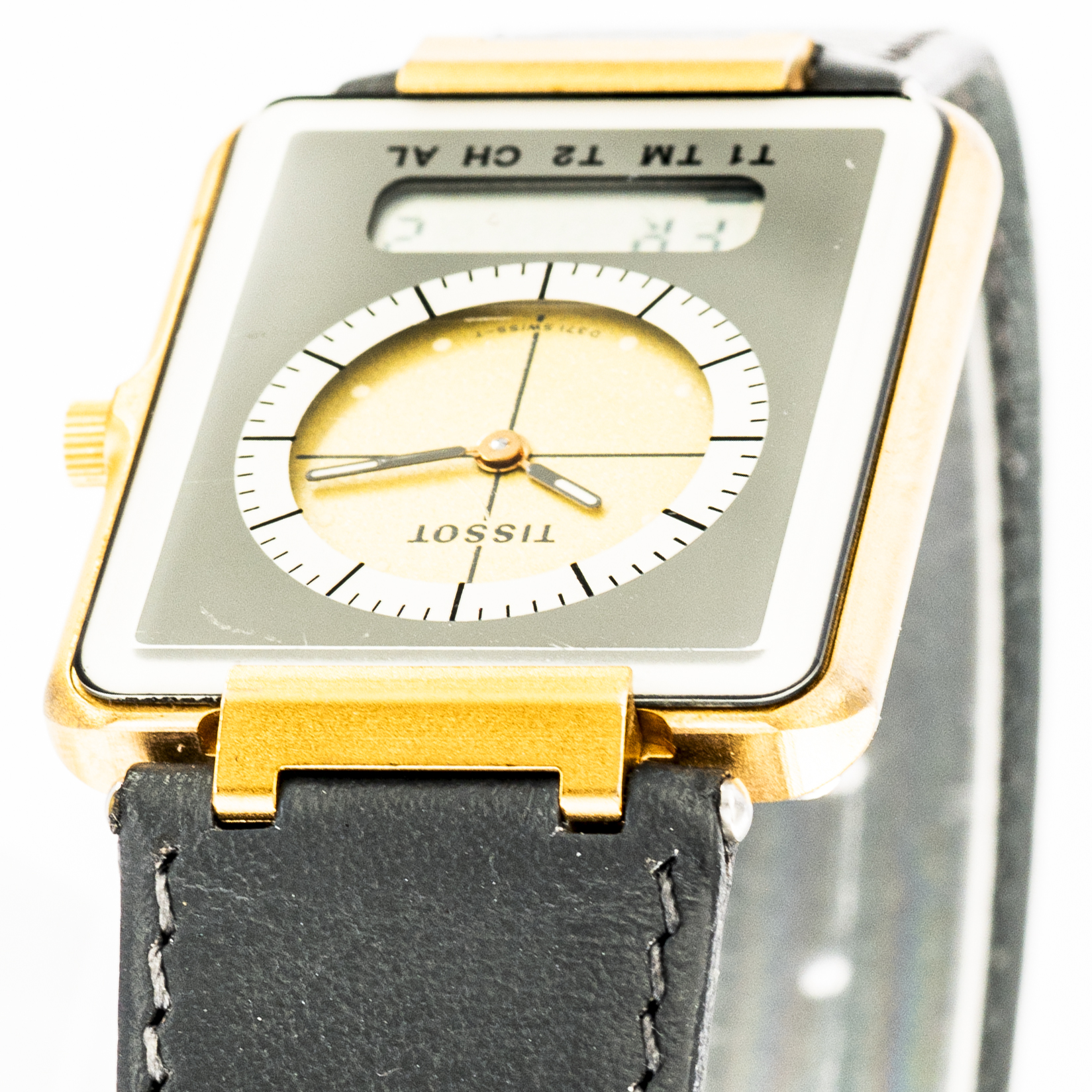 Vintage Tissot D371667E Two Timer, 1980-tal, 30 x 27 mm - Image 27