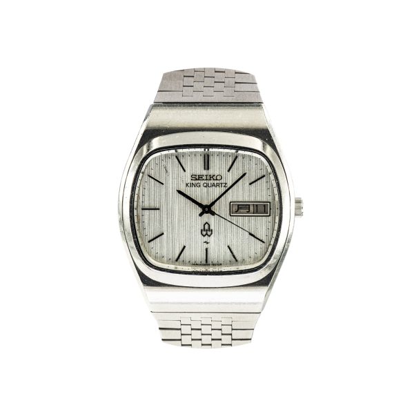 Vintage Seiko 5856-5010 King Seiko Quartz, 1977, 34,5 x 41 mm