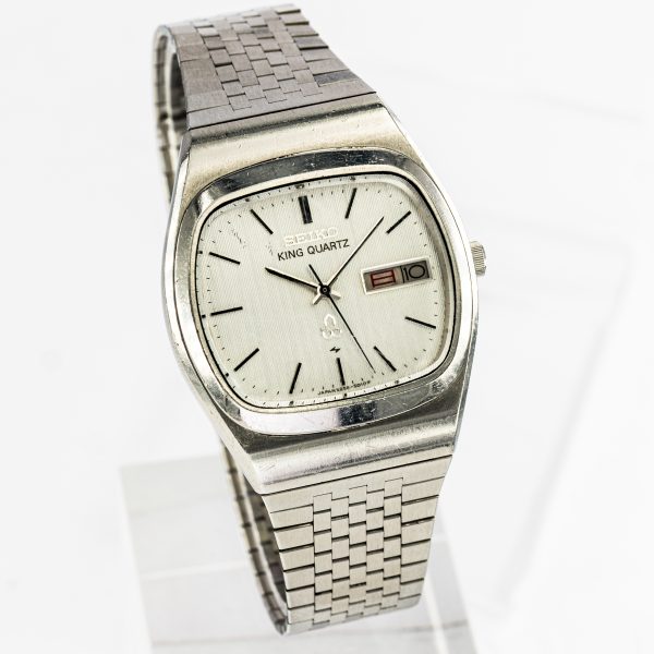 Vintage Seiko 5856-5010 King Seiko Quartz, 1977, 34,5 x 41 mm