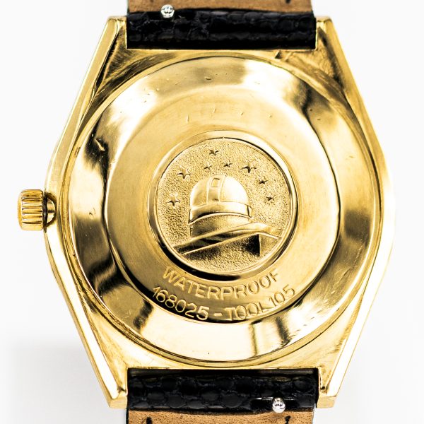 Vintage Omega 168.025 Constellation Pie Pan, 18CT, 1969, 34 mm